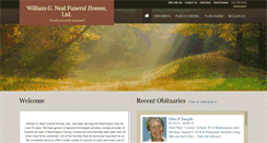 Desktop Screenshot of nealfuneralhome.com